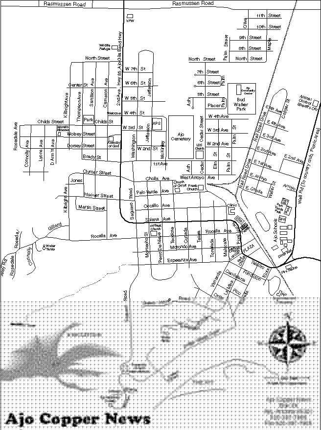 Map of Ajo